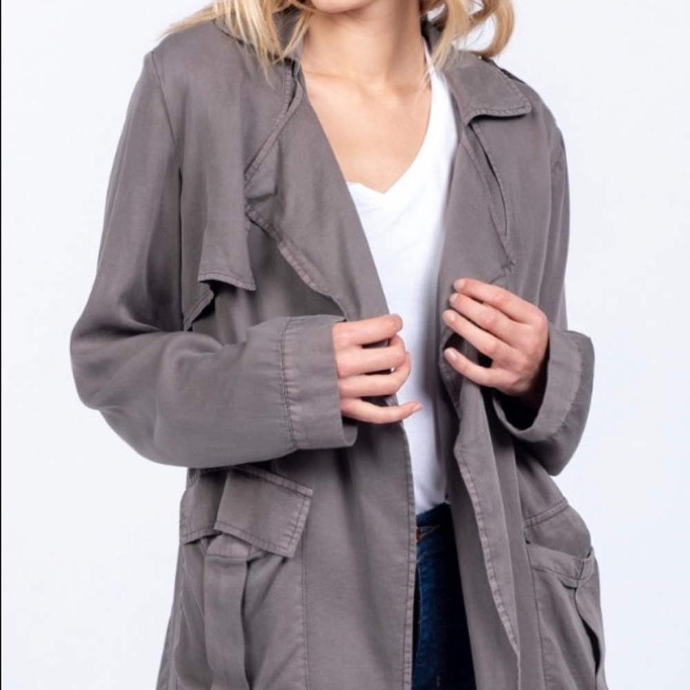 Sage green coat